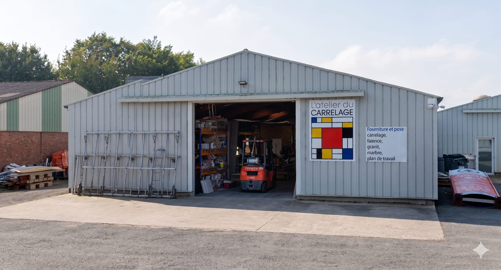 Showroom L'Atelier du Carrelage - 2 place Castel, Vire-Normandie